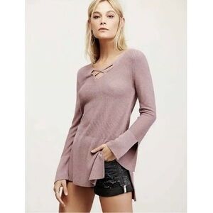 Free People Mauve Tunic Top